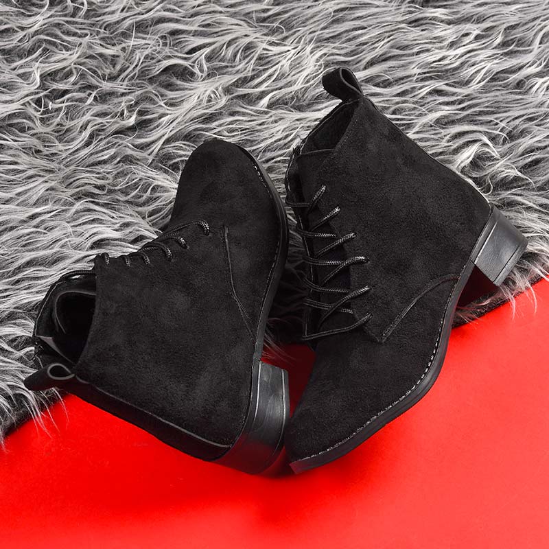 نیم بوت مشکی دخترانه مدل Emma