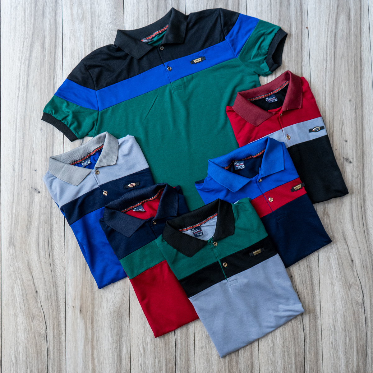 تیشرت Fashion مردانه آبی کاربنی سرمه ای مدل Garland