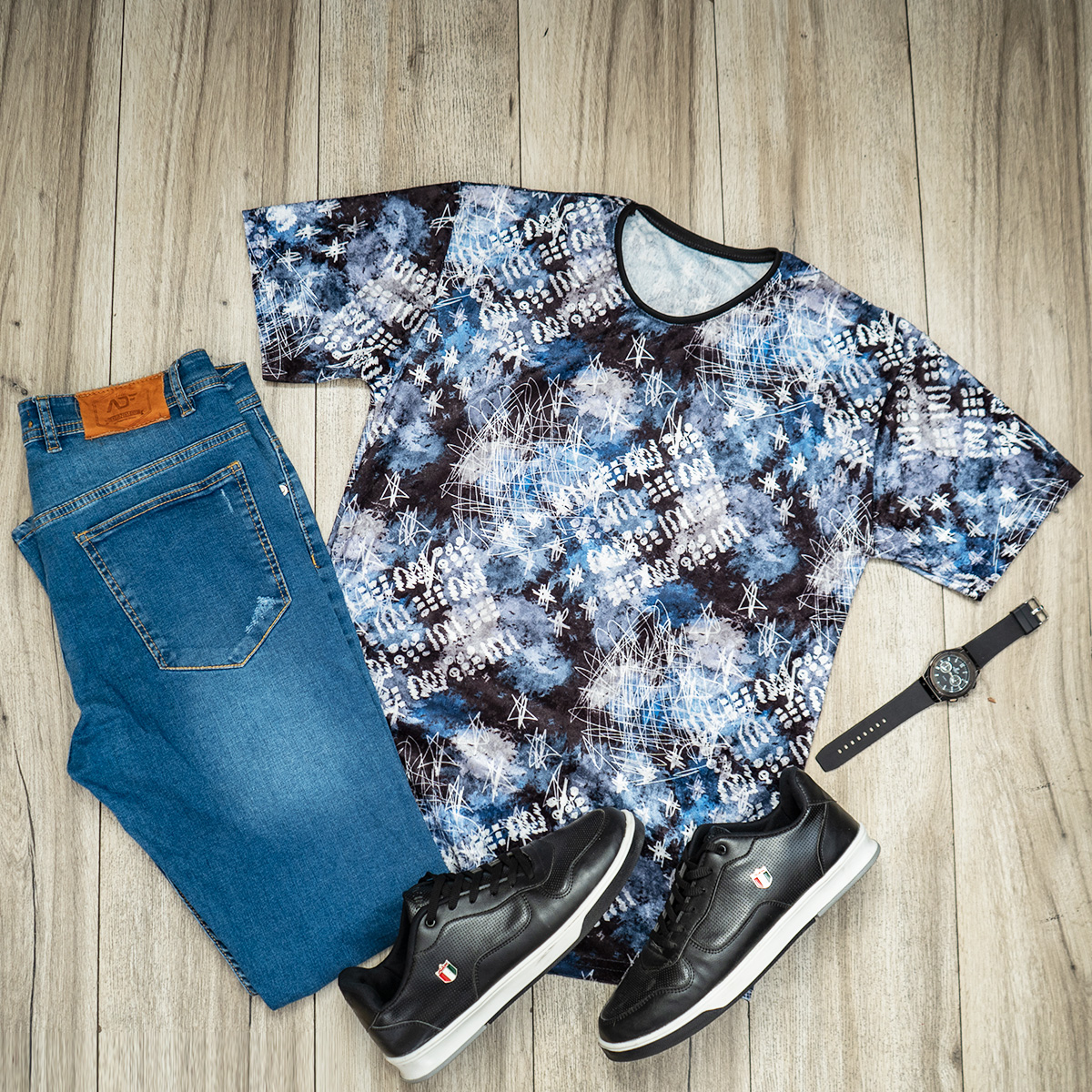 تیشرت مخمل مردانه مدل Adera