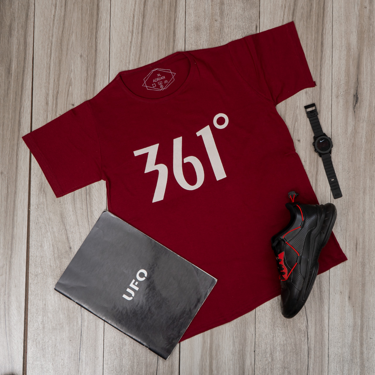 تیشرت مردانه قرمز (T) مدل 361