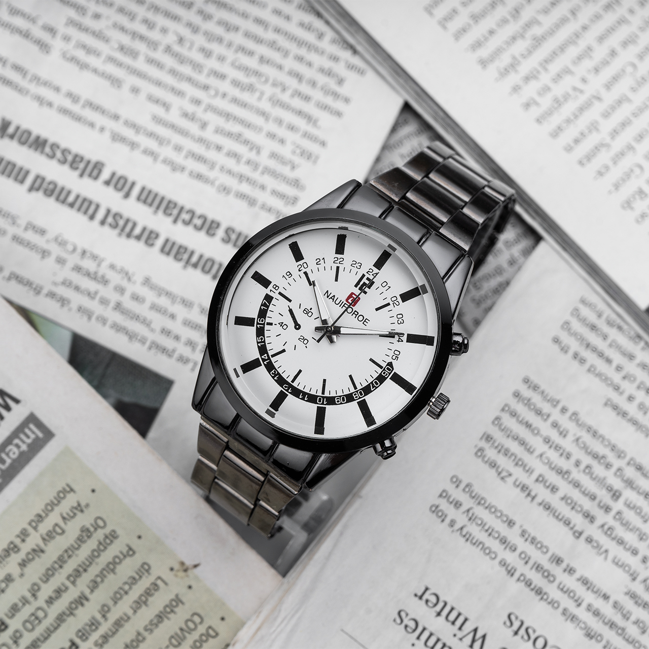 ساعت مچی مردانه Nauiforoe استیل مدل U28